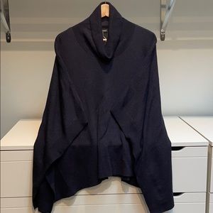 Poncho - Merino Rib - Eileen Fisher